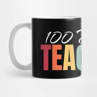 100 days of teaching Mug